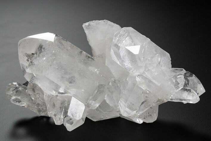 Clear Quartz Crystal Cluster - Brazil #306038